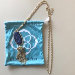 Kendra Scott Rayne purple stone necklace